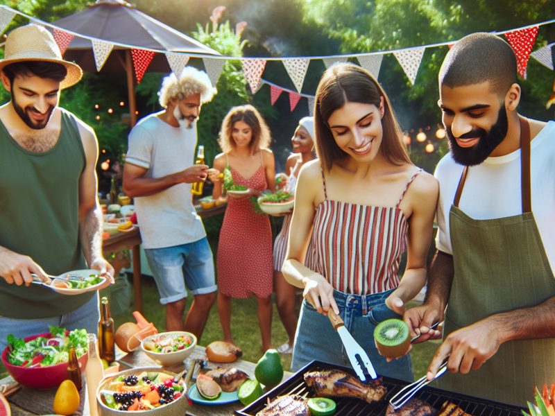 Kiwi-infused barbecue spread