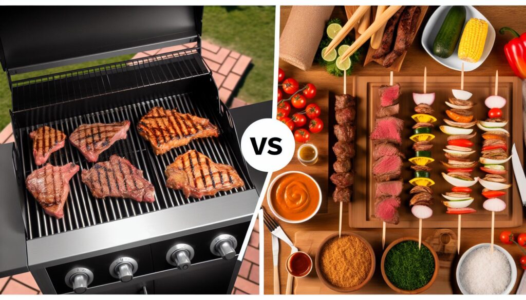 churrasco americano vs churrasco brasileiro