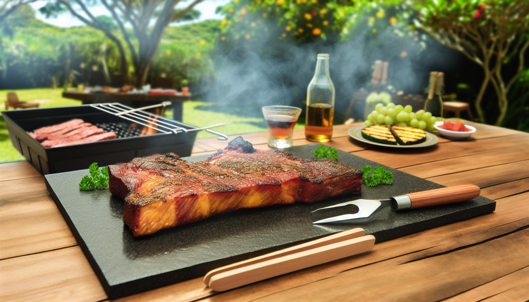 chapa de pedra para carne