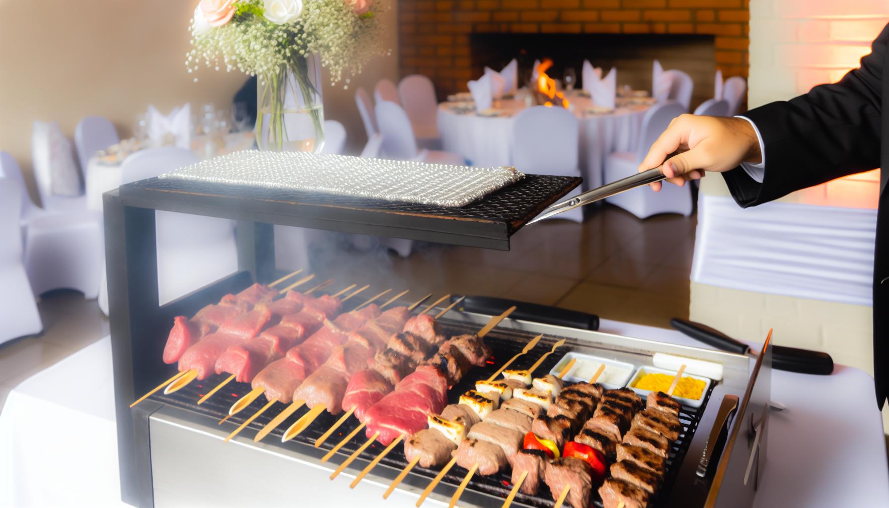 churrasco para casamento