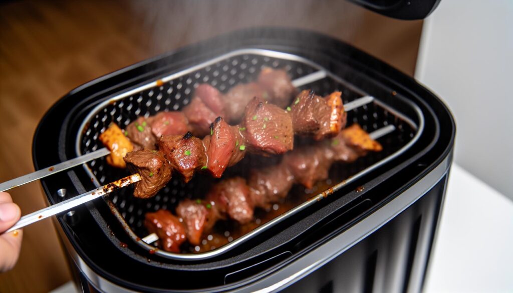 churrasco na air fryer é possível