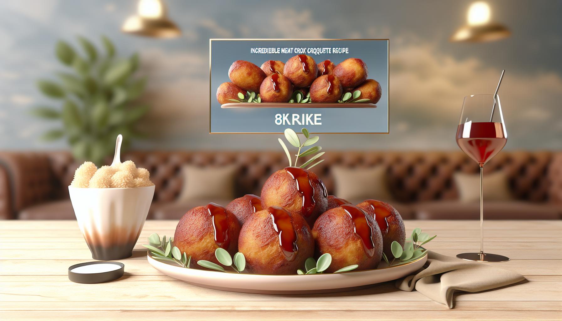 croquete de carne de churrasco