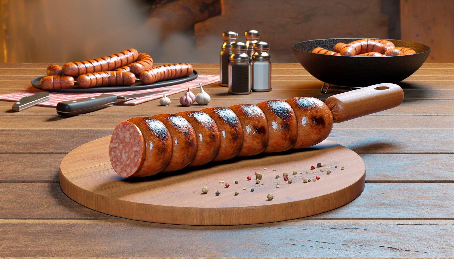 linguiça toscana recheada para churrasco